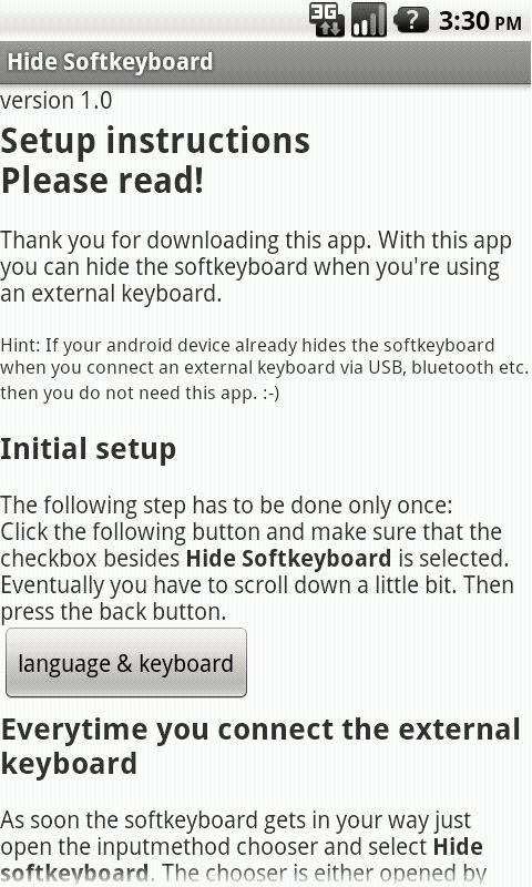 Hide Softkeyboard截图4