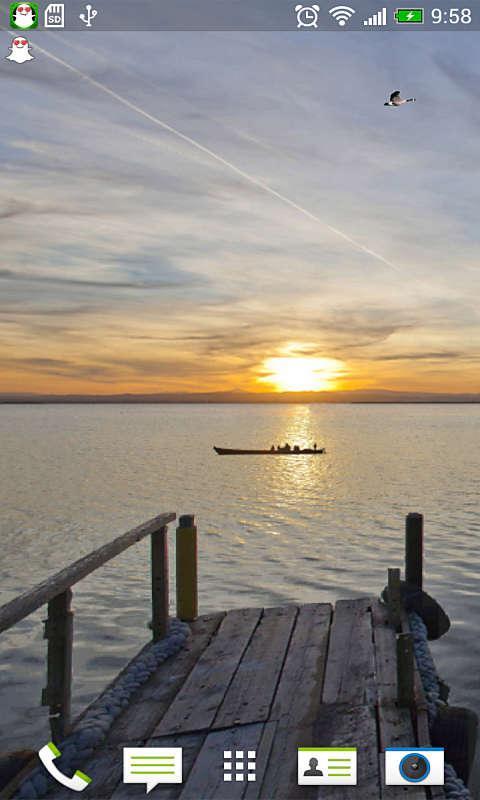 美丽的夕阳动态壁纸截图1