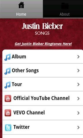 Justin Bieber 歌曲 Justin Bieber Songs截图1