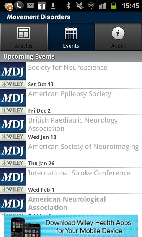 Movement Disorders App截图4