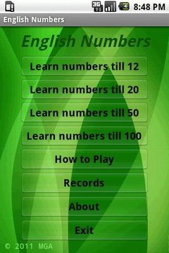 Learn English Numbers Free截图