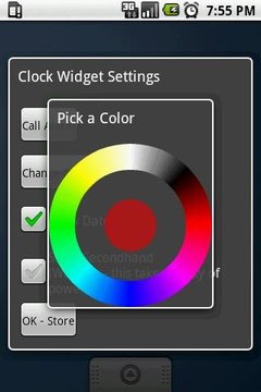 Clock Widget截图