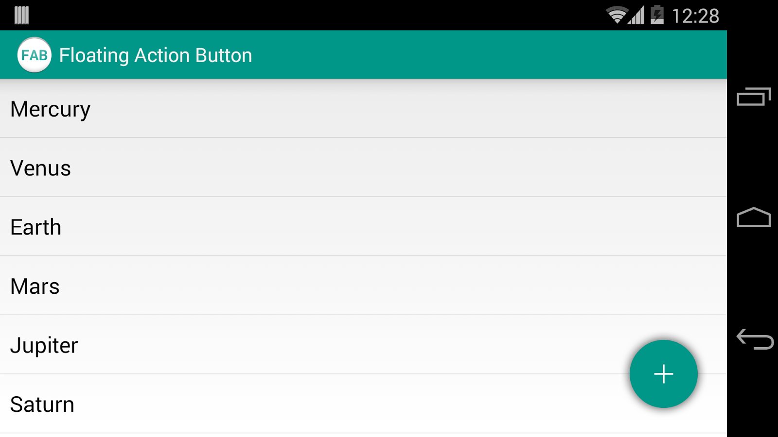 Floating Action Button截图1
