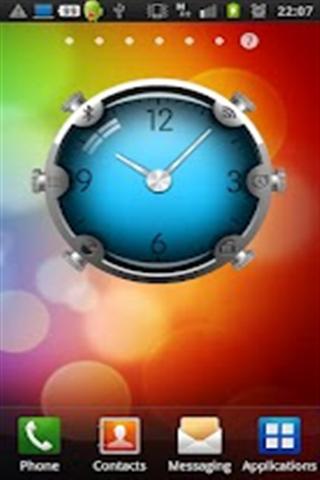 彩色玻璃模拟时钟截图5