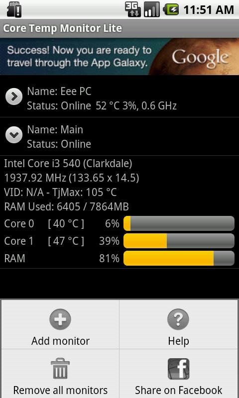 Core Temp Monitor Lite截图5