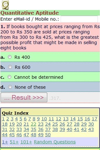 Quantitative Aptitude截图3