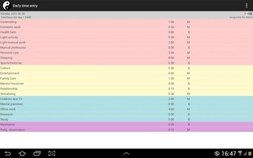 Life Balance time manager截图10