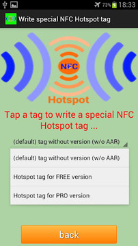NFC Hotspot FREE截图