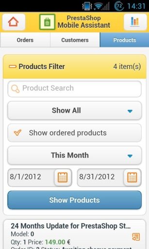 PrestaShop Mobile Assistant截图1