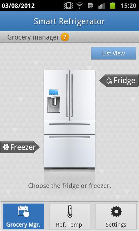 SAMSUNG Smart Refrigerator截图2