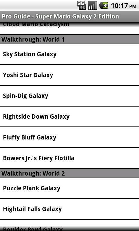 Pro Guide - Super Mario Galaxy 2 Edition截图1