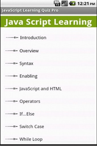 JavaScript Learning Quiz截图4