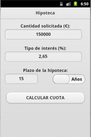 Calculadora Hipoteca截图1