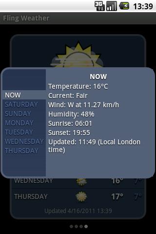 手势天气:Fling Weather截图6