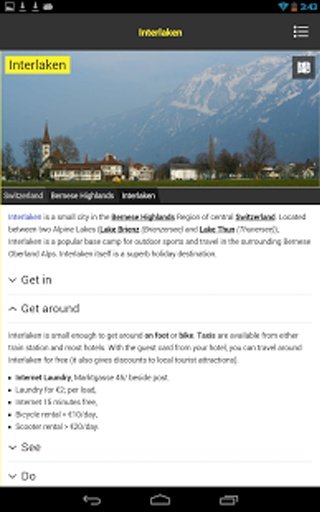 GuideWithMe Switzerland截图5