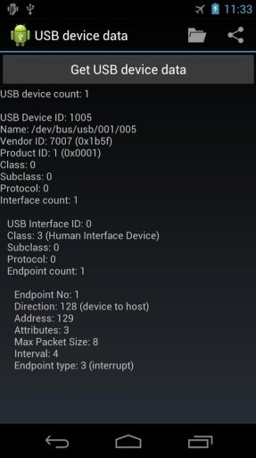 USB device data截图7