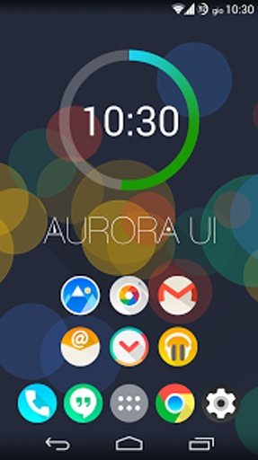 Aurora UI Zooper widget截图11