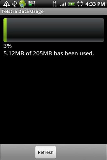 Telstra Mobile Data Usage截图4