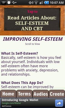 Self-Esteem Blackboard截图