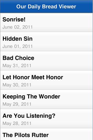 Our Daily Bread Feed Viewer截图1