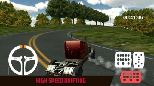 3D Highway Truck Race Game截图6