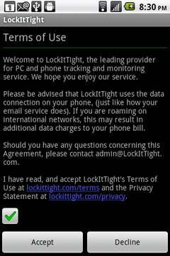 LockItTight for Android截图