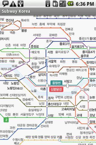 seoul subway map截图2