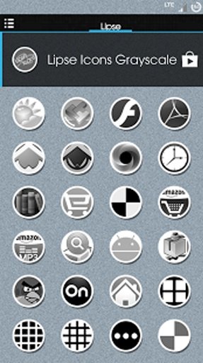 Lipse Icons Grayscale截图1