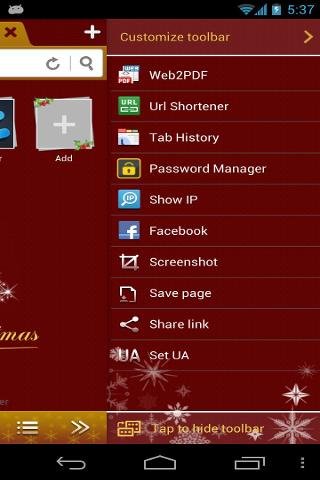 Christmas Boat Browser Theme截图3