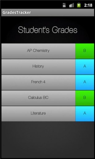 Grades Tracker截图4