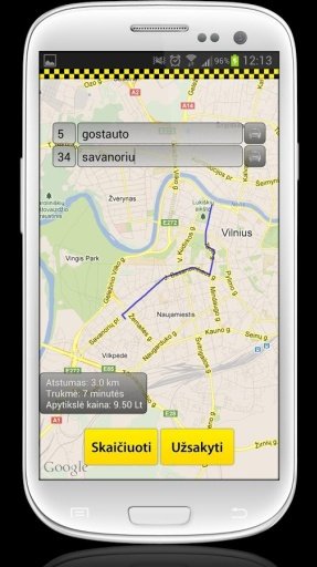 Taksi Vilnius截图2