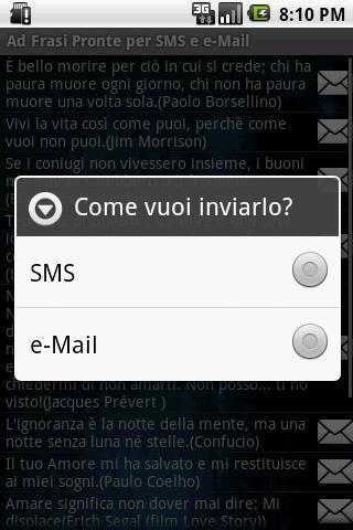 Le + belle frasi x SMS/Mail Ad截图4