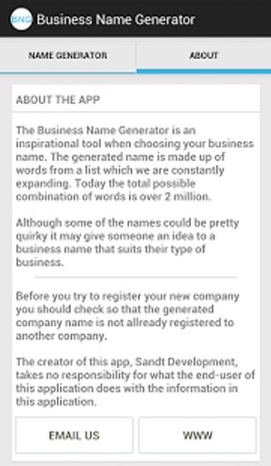 Business Name Generator截图3