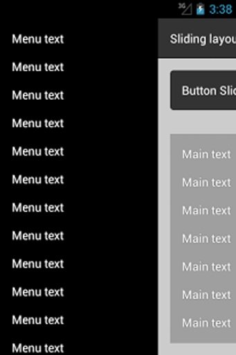 简单的滑动布局 Simple sliding layout截图3