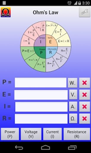 欧姆定律计算器 Ohm's Law Calculator截图11