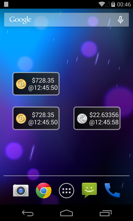 Litecoin widget (simple)截图1