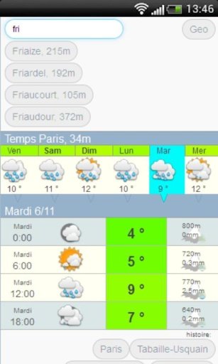 La meteo - le temps meteo .com截图3