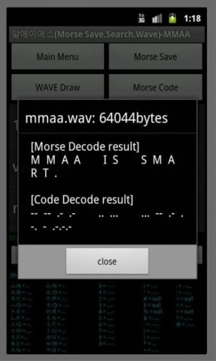 Morse code Signal Wave截图4