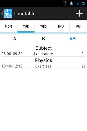 Students - Timetable截图8