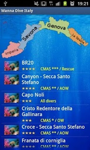 Dive Sites Italy Free截图2