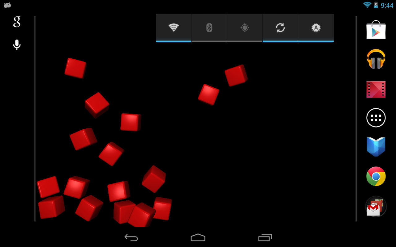 Bouncy 3D Cubes Live Wallpaper截图5