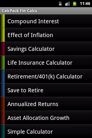 CalcPack Financial Calculators截图5