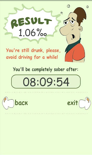 Blood Alcohol Calculator+TIMER截图4