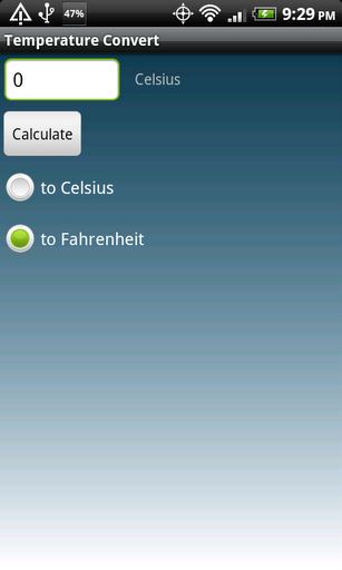 Simple Temperature Convert截图1