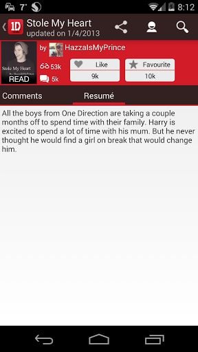 One Direction (1D) Fanfiction截图2