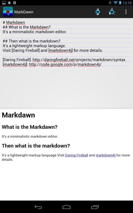 MarkDawn - markdown edit...截图3