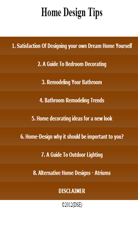 Home Design Tips截图1