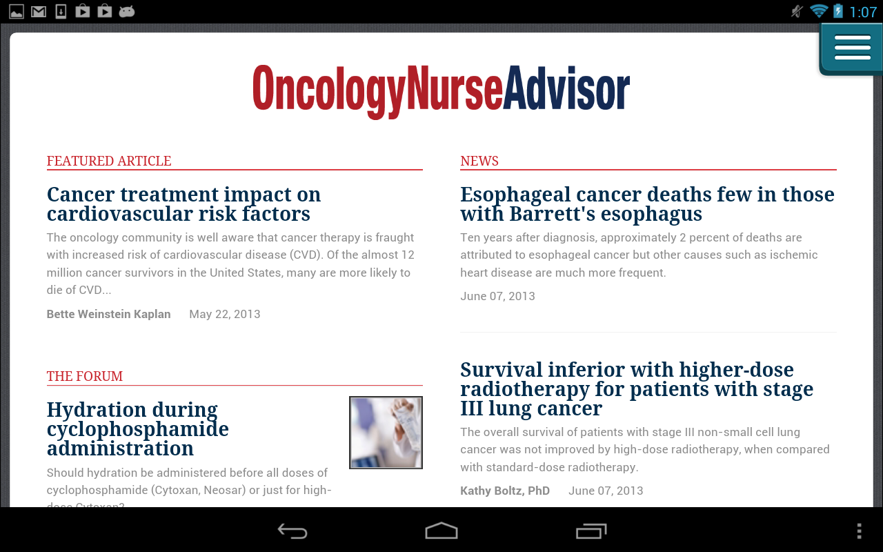 Oncology Nurse Advisor截图6