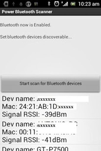 Bluetooth Scanner截图4