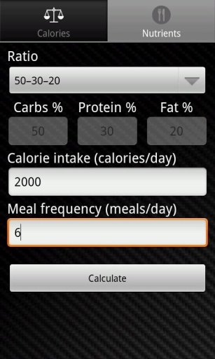 Caloric Balancer截图3